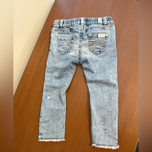 7 For All Mankind Distressed Skinny Jeans, Size 24M - Picture 4 of 4